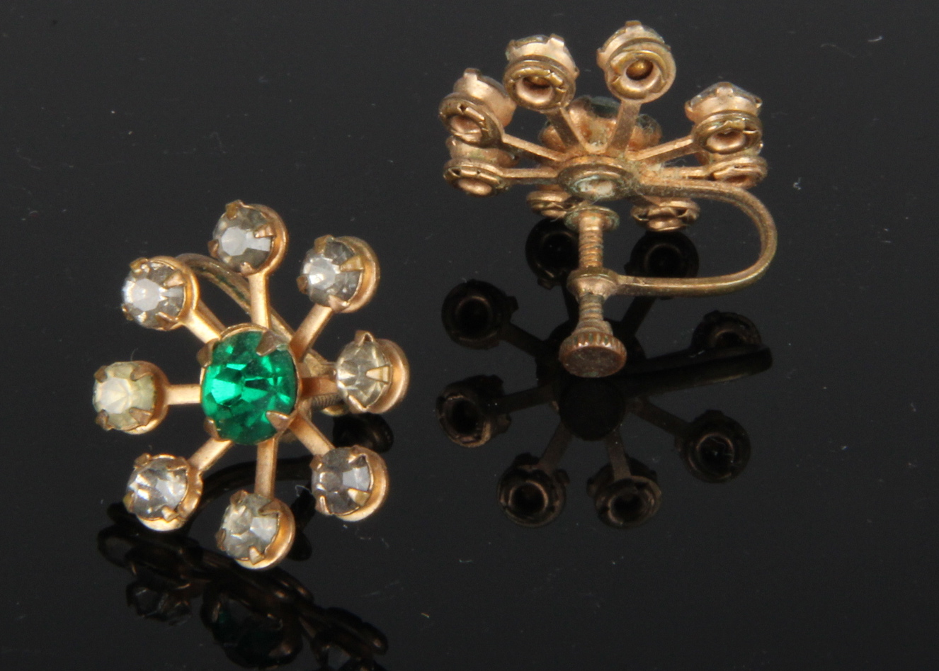 Assorted Costume Jewelry Clip-On Earrings