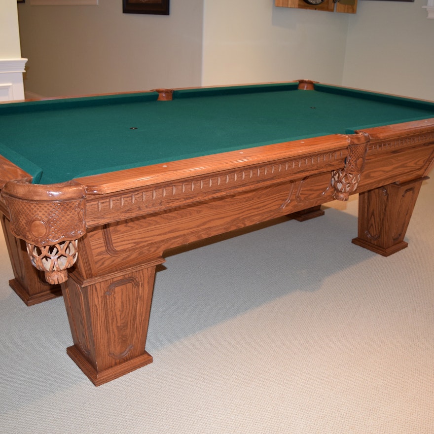 Kasson Oak Pool Table