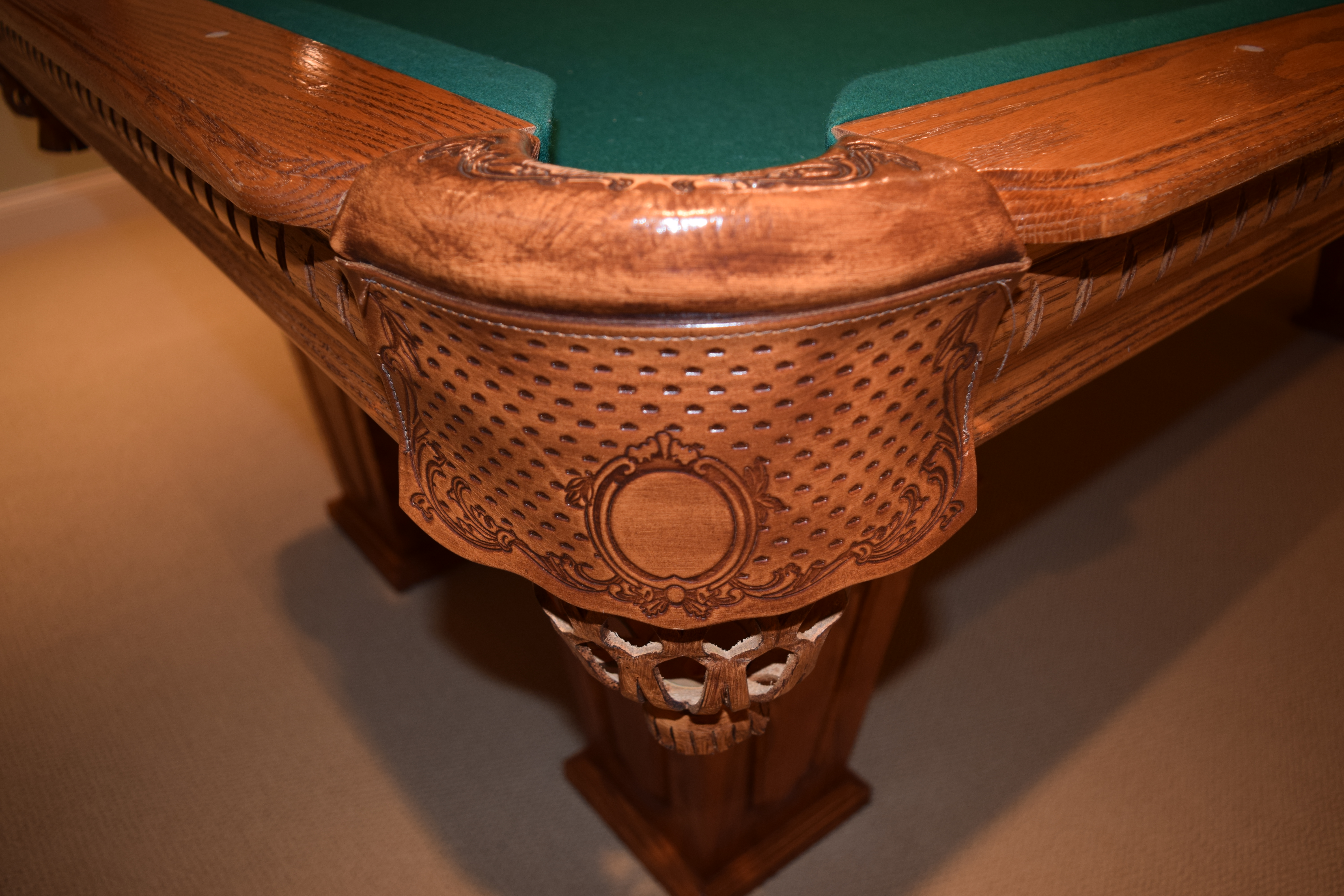 Kasson Oak Pool Table