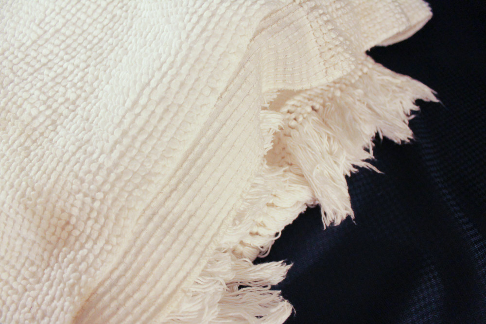 Set of Three Woven Thomas Jefferson Colonial Bedspreads