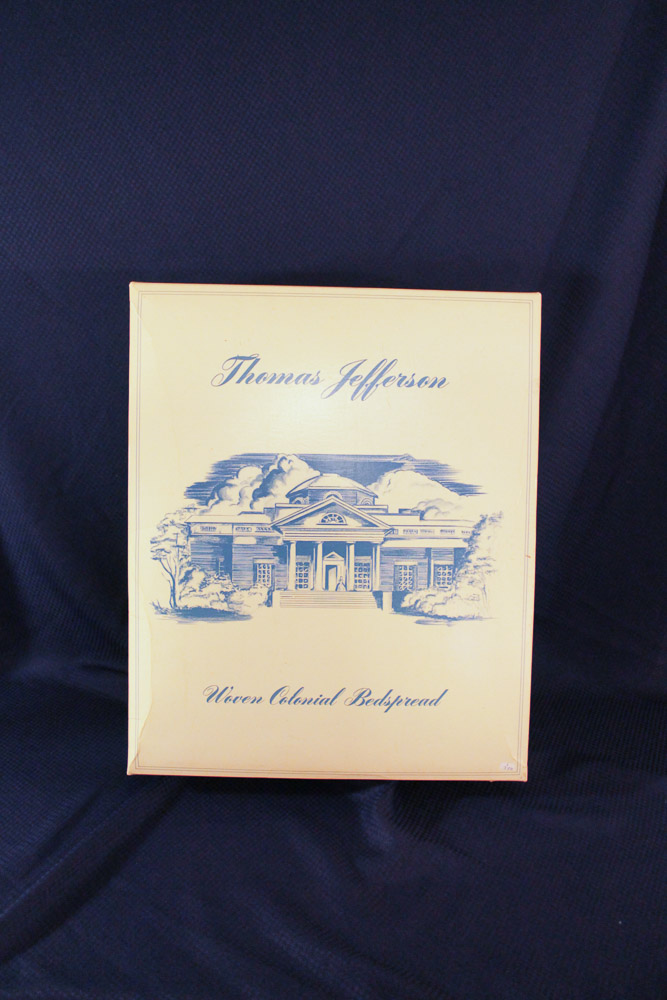Set of Three Woven Thomas Jefferson Colonial Bedspreads