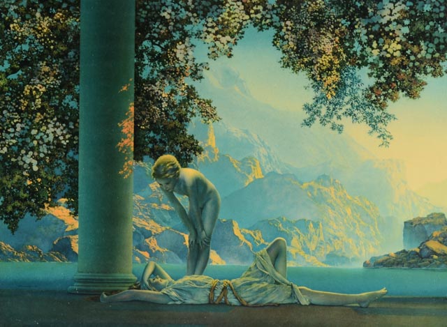 "Daybreak" by Maxfield Parrish Print by House of Art, New York