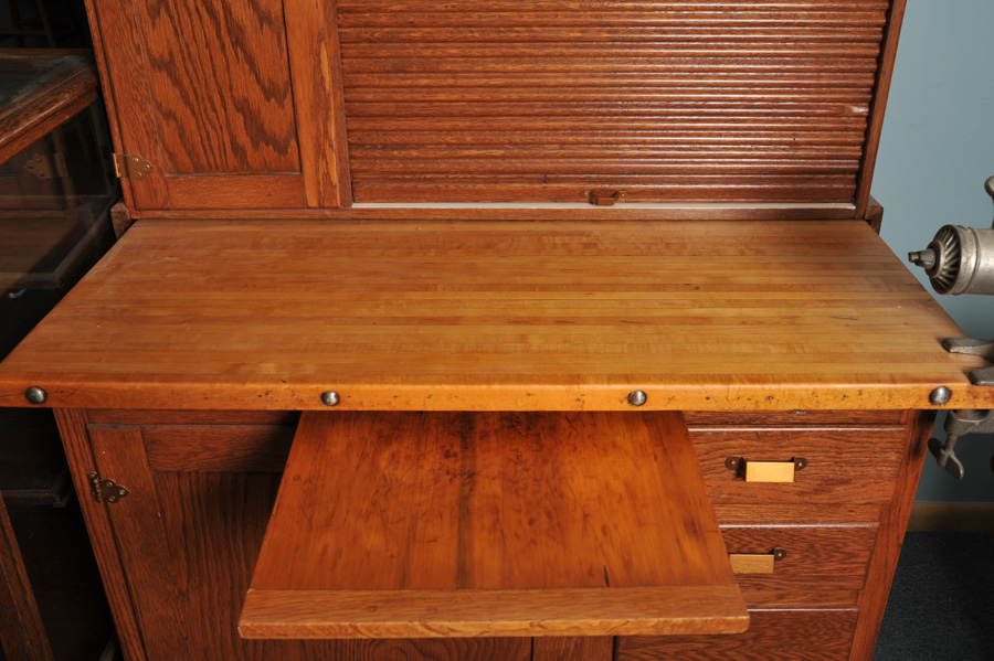 Sellers Kitchen Cabinet in Golden Oak Finish