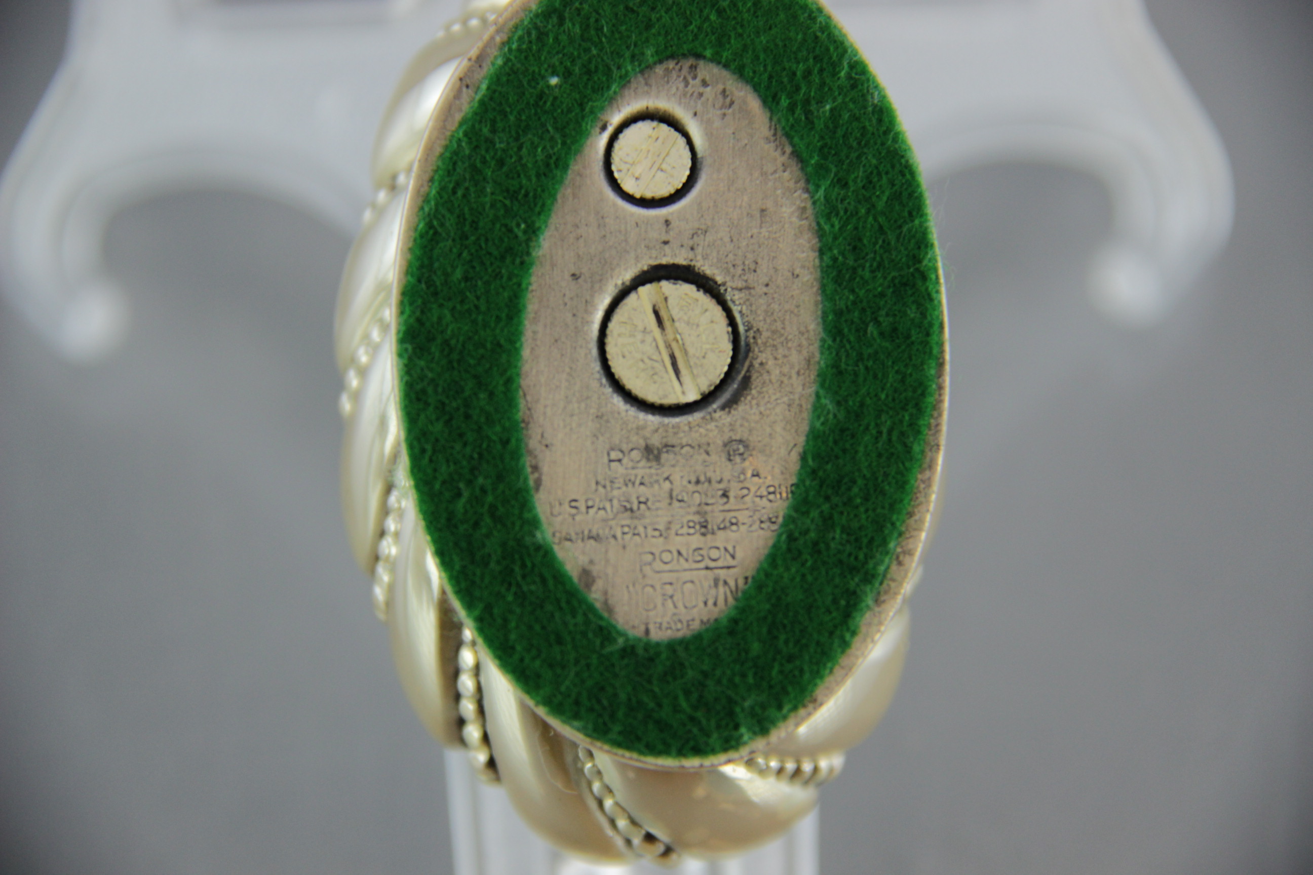 Ronson Crown Silver Table Lighter