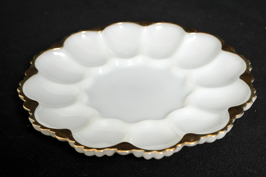 Crystal Egg Trays and Platters