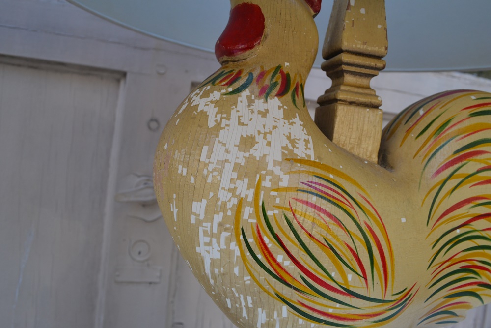 Pair Of Mid Century Chicken Table Lamps By Rom Weber