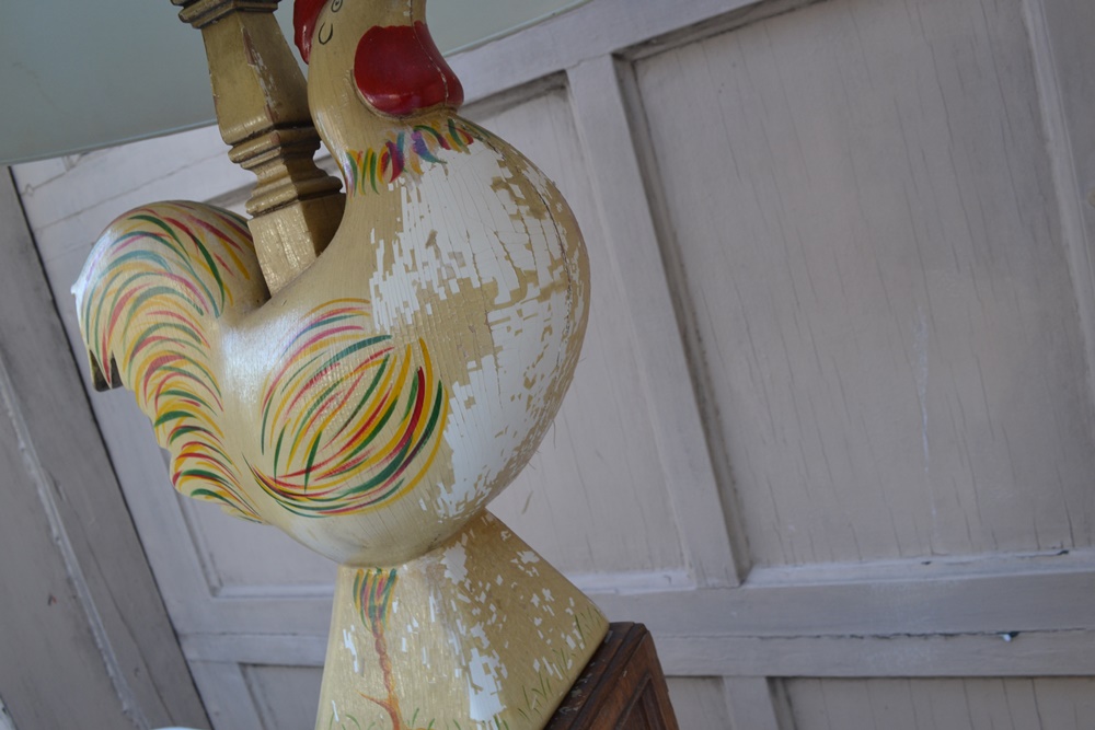 Pair Of Mid Century Chicken Table Lamps By Rom Weber