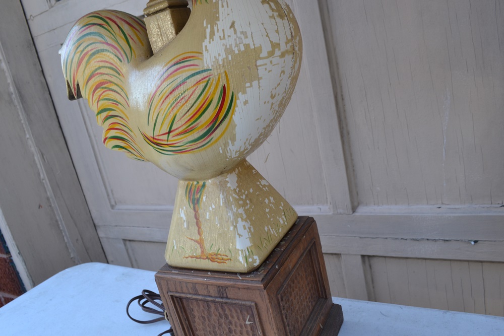 Pair Of Mid Century Chicken Table Lamps By Rom Weber