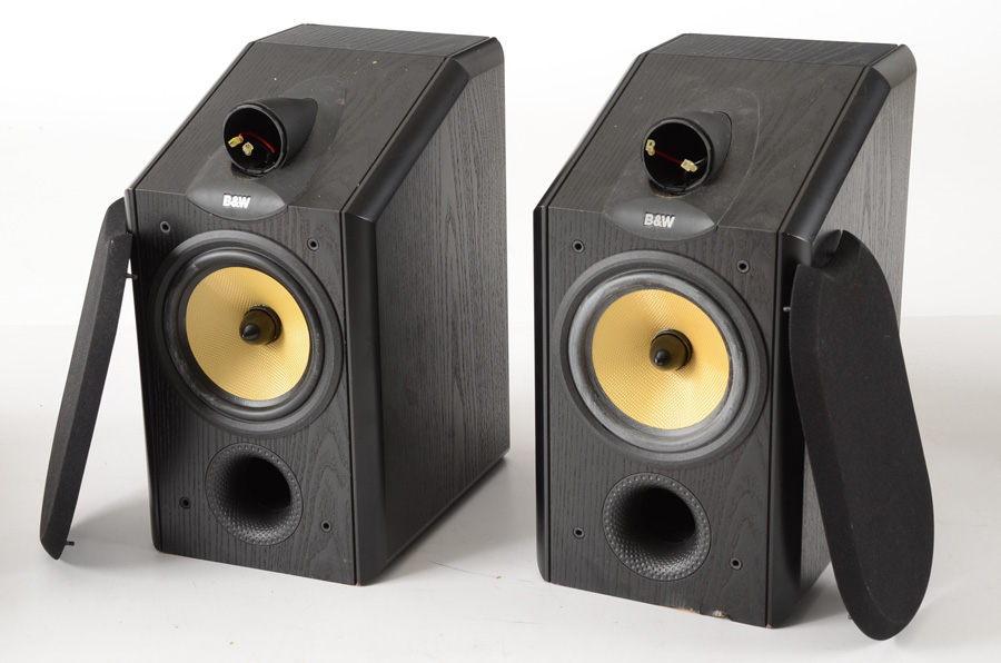 Denon Reciver and Three B&W Speakers
