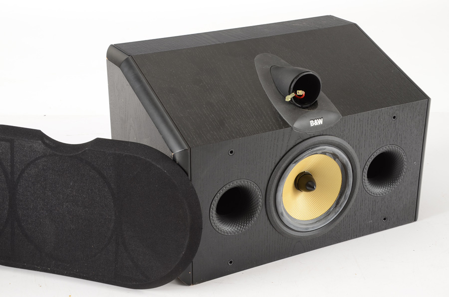 Denon Reciver and Three B&W Speakers