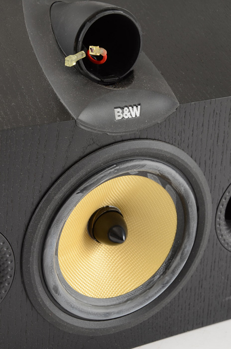 Denon Reciver and Three B&W Speakers