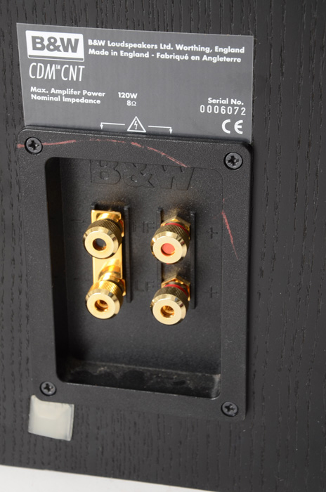 Denon Reciver and Three B&W Speakers