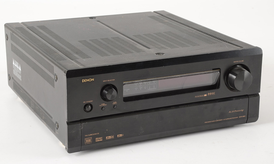 Denon Reciver and Three B&W Speakers