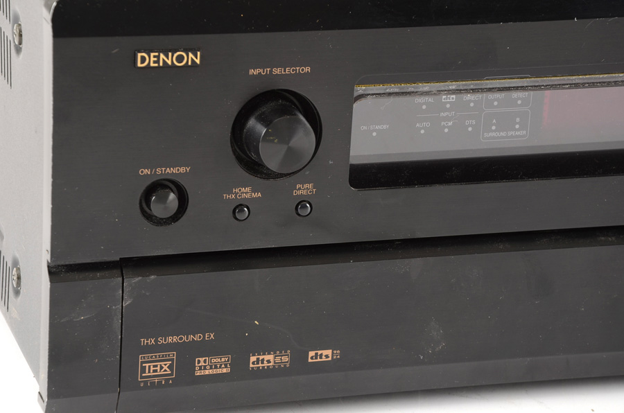 Denon Reciver and Three B&W Speakers