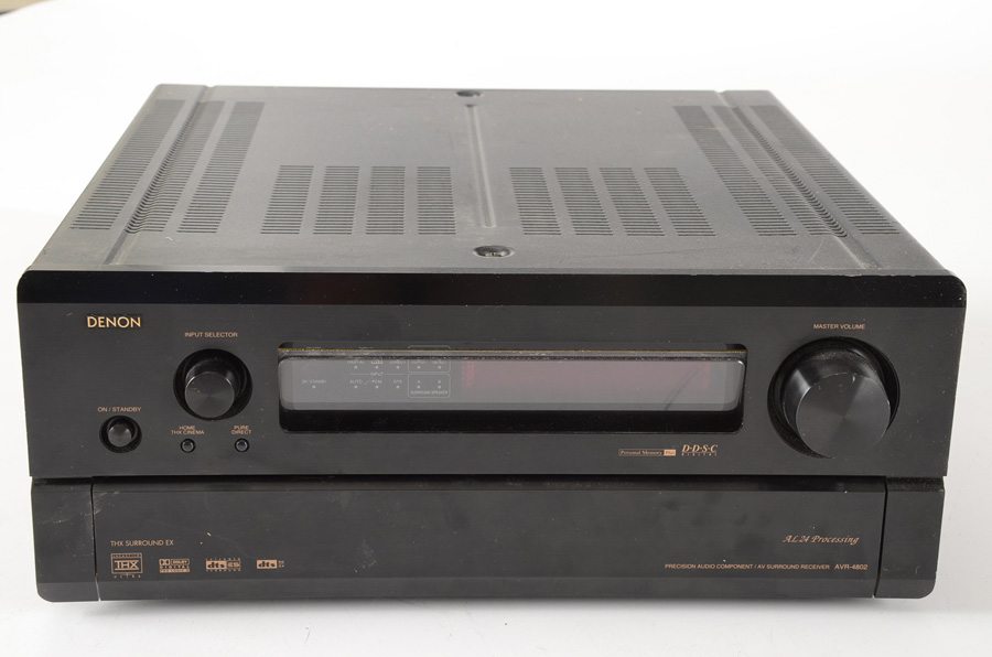 Denon Reciver and Three B&W Speakers