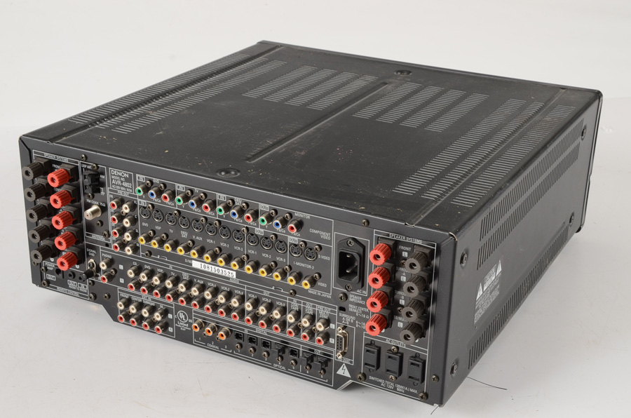 Denon Reciver and Three B&W Speakers