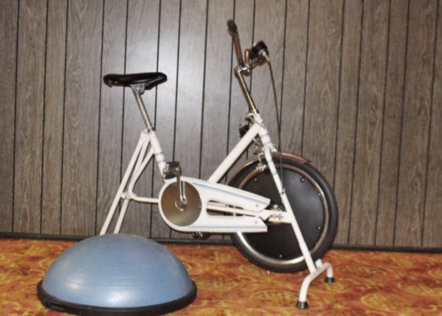 MCA Sports Exercise Bicycle and Balance Ball