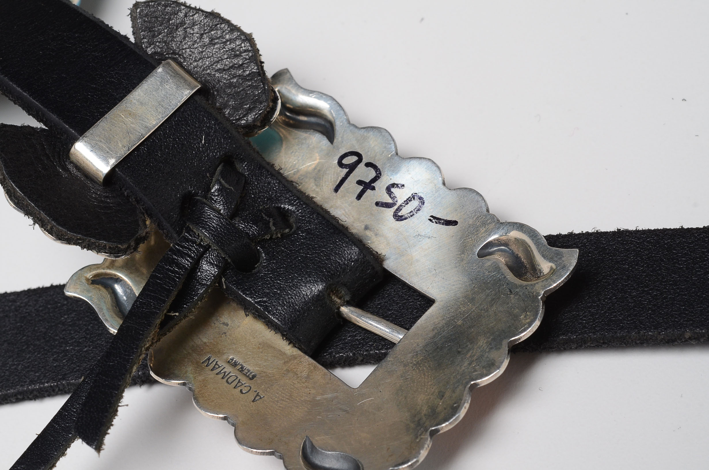 Exquisite Andy Cadman Navajo Sterling Multi-Stone Concho Belt