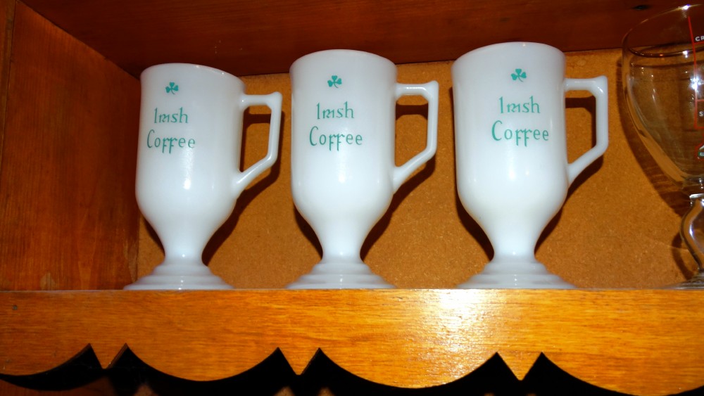 Irish Coffee Mugs and Other Vintage Barware