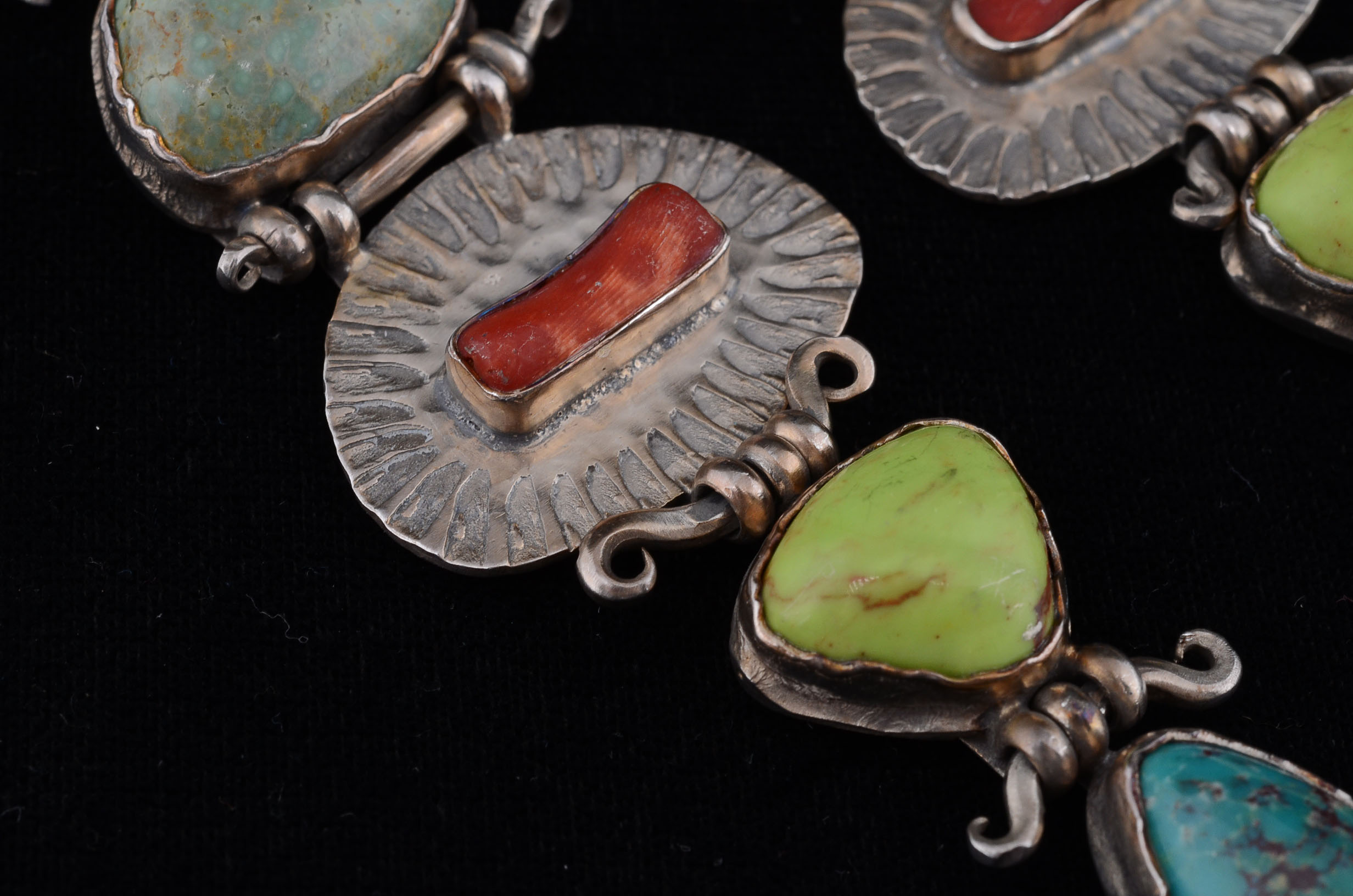 David Troutman Southwest Designer Sterling Turquoise Earrings