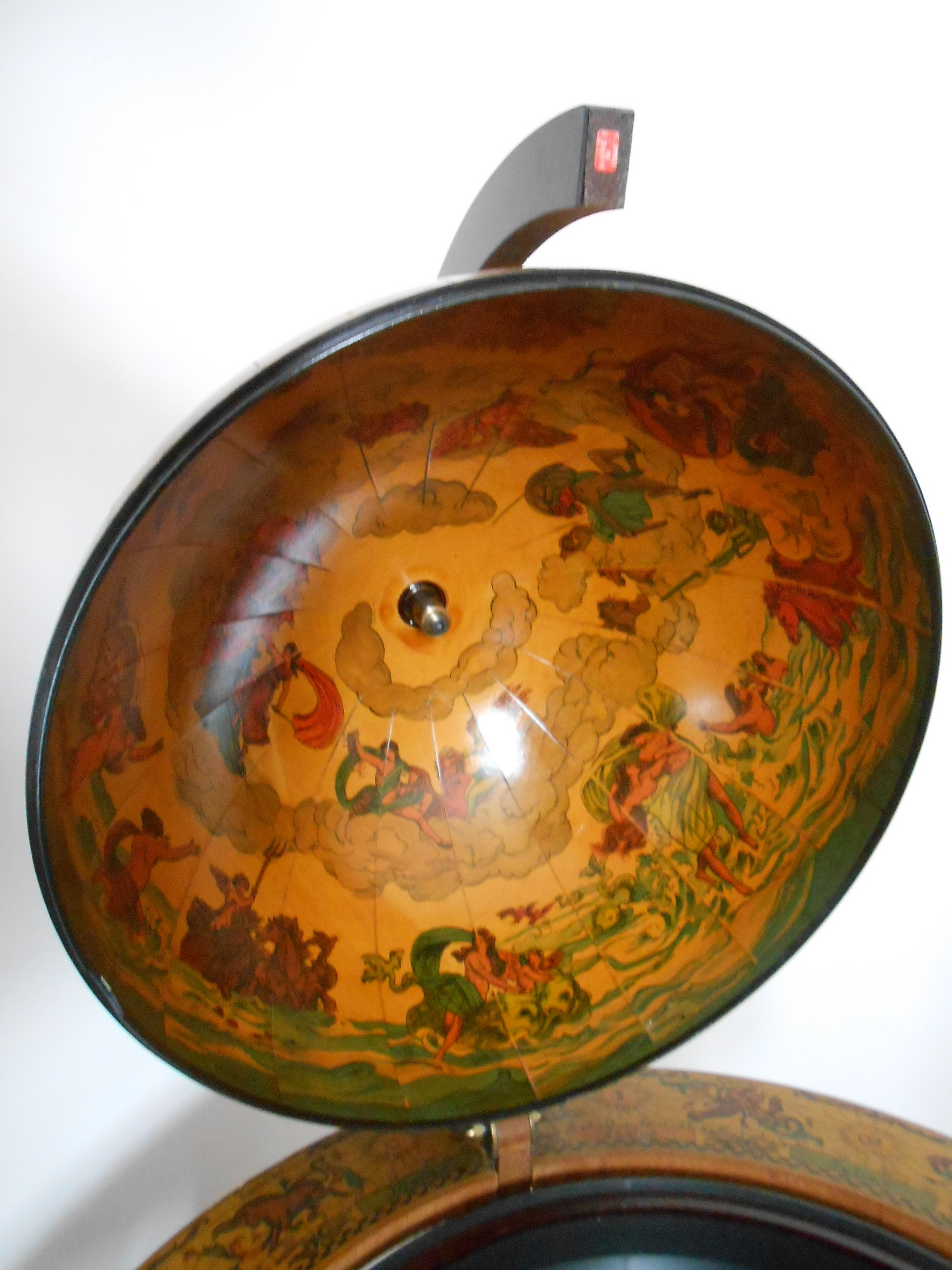 Vintage Italian Made Old World Globe Bar