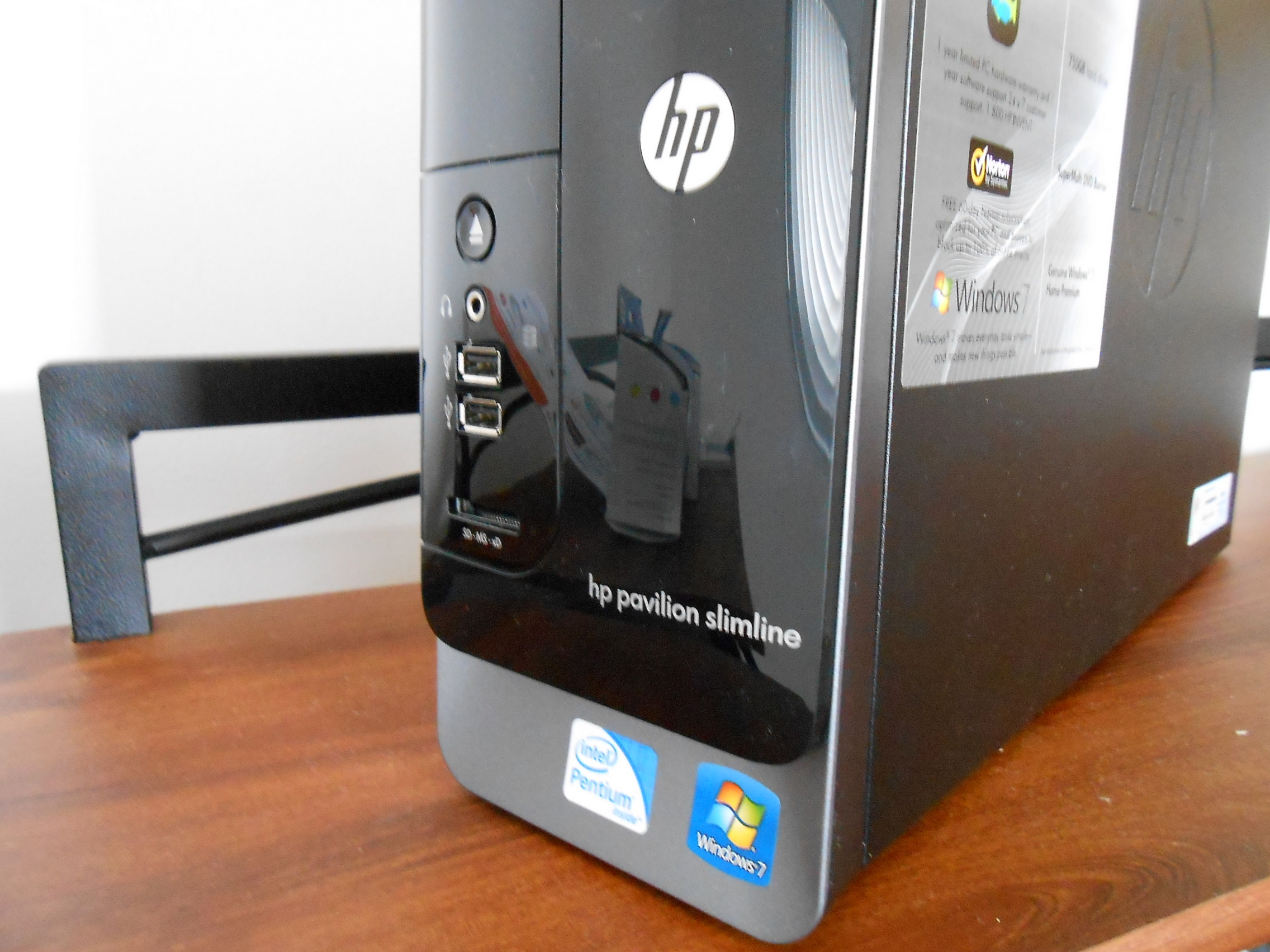 HP Pavilion Slimline Desktop Computer with Epson Printer