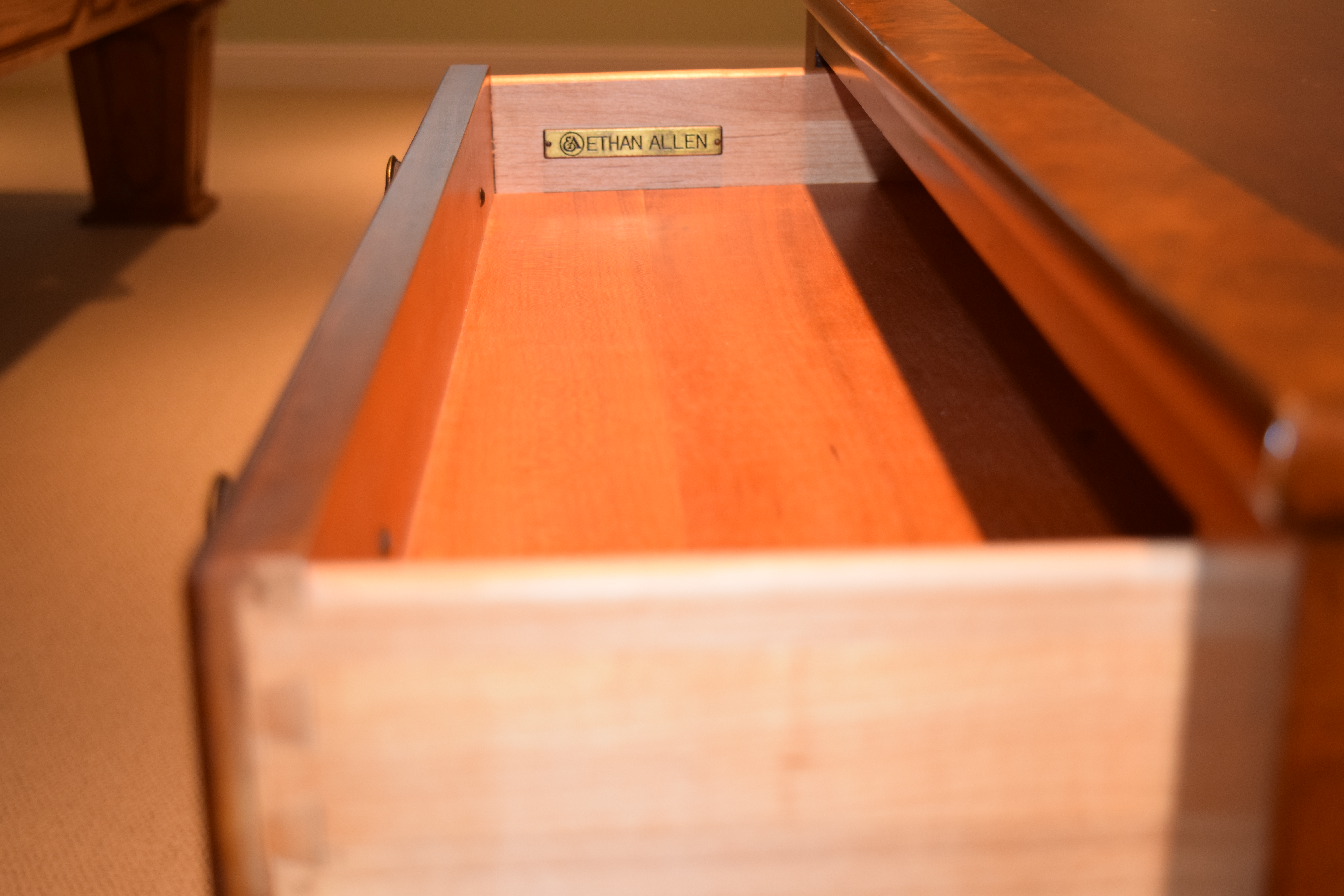 Ethan Allen Connelly Two Drawer Night Stand