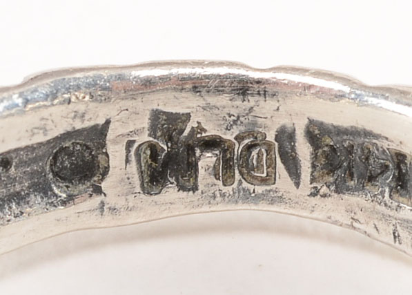 Diane Malouf 925 Sterling Silver and 14K Ring