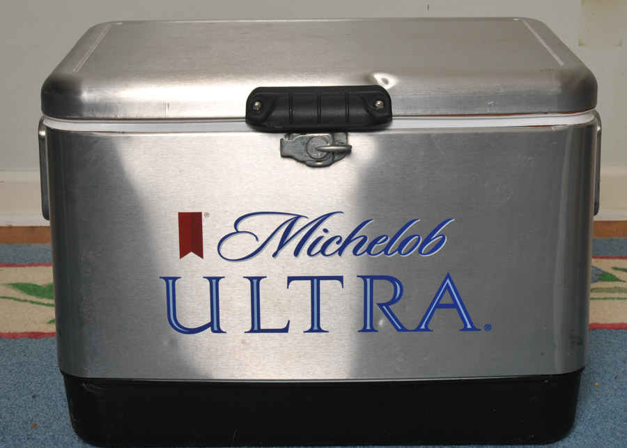 Stainless Steel Michelob Ultra Cooler