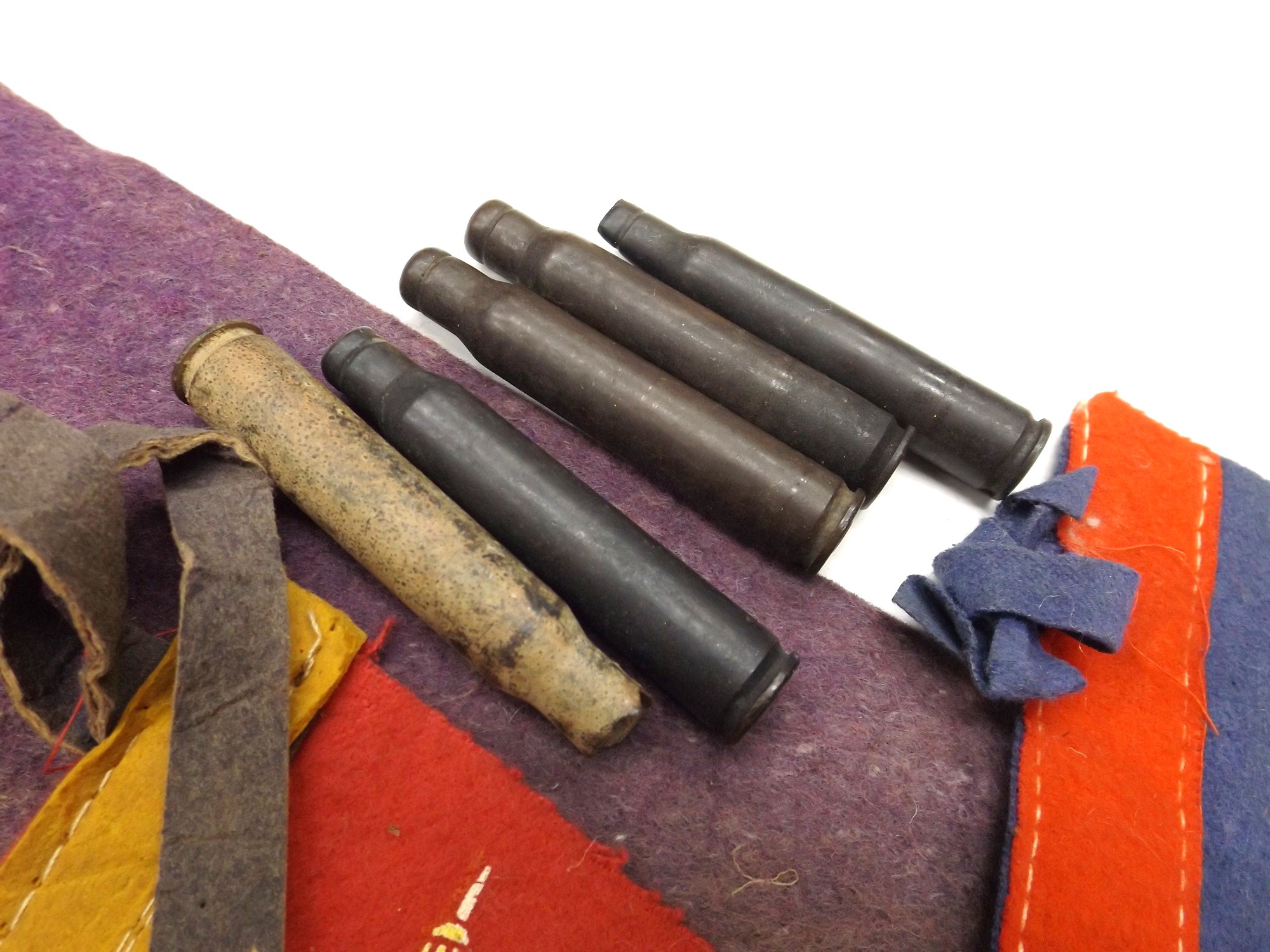 WWII Navy Hats, Vintage Metal Toy Soldiers and Felt Pennants