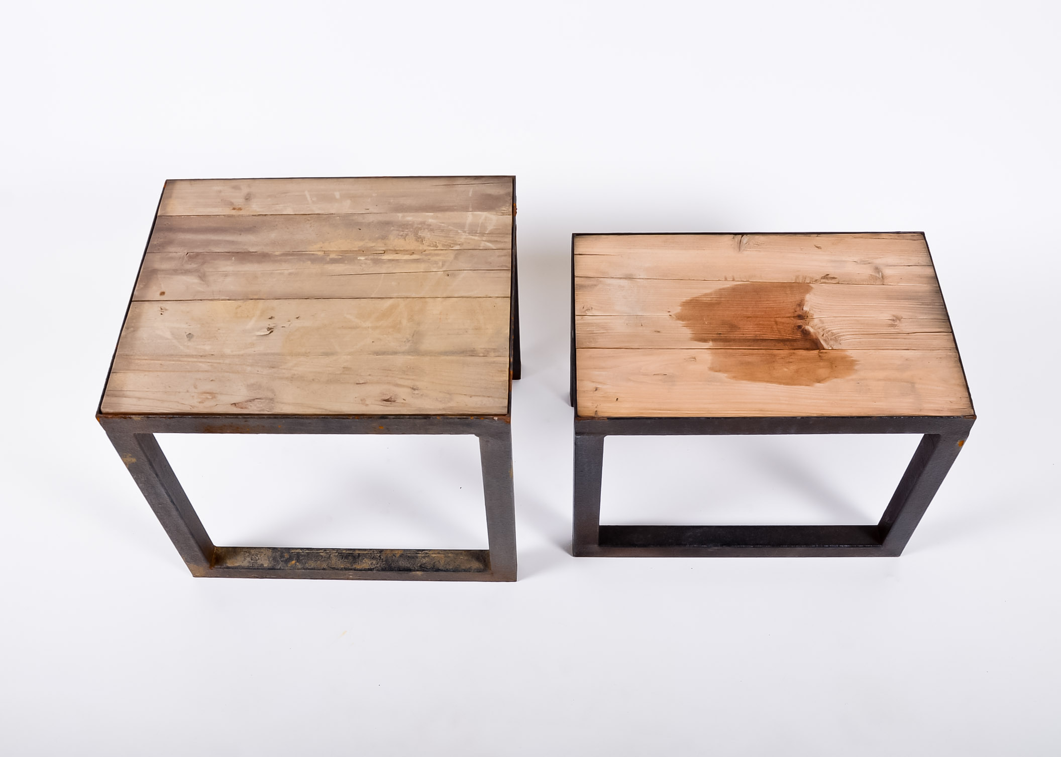 Industrial Style Side Tables