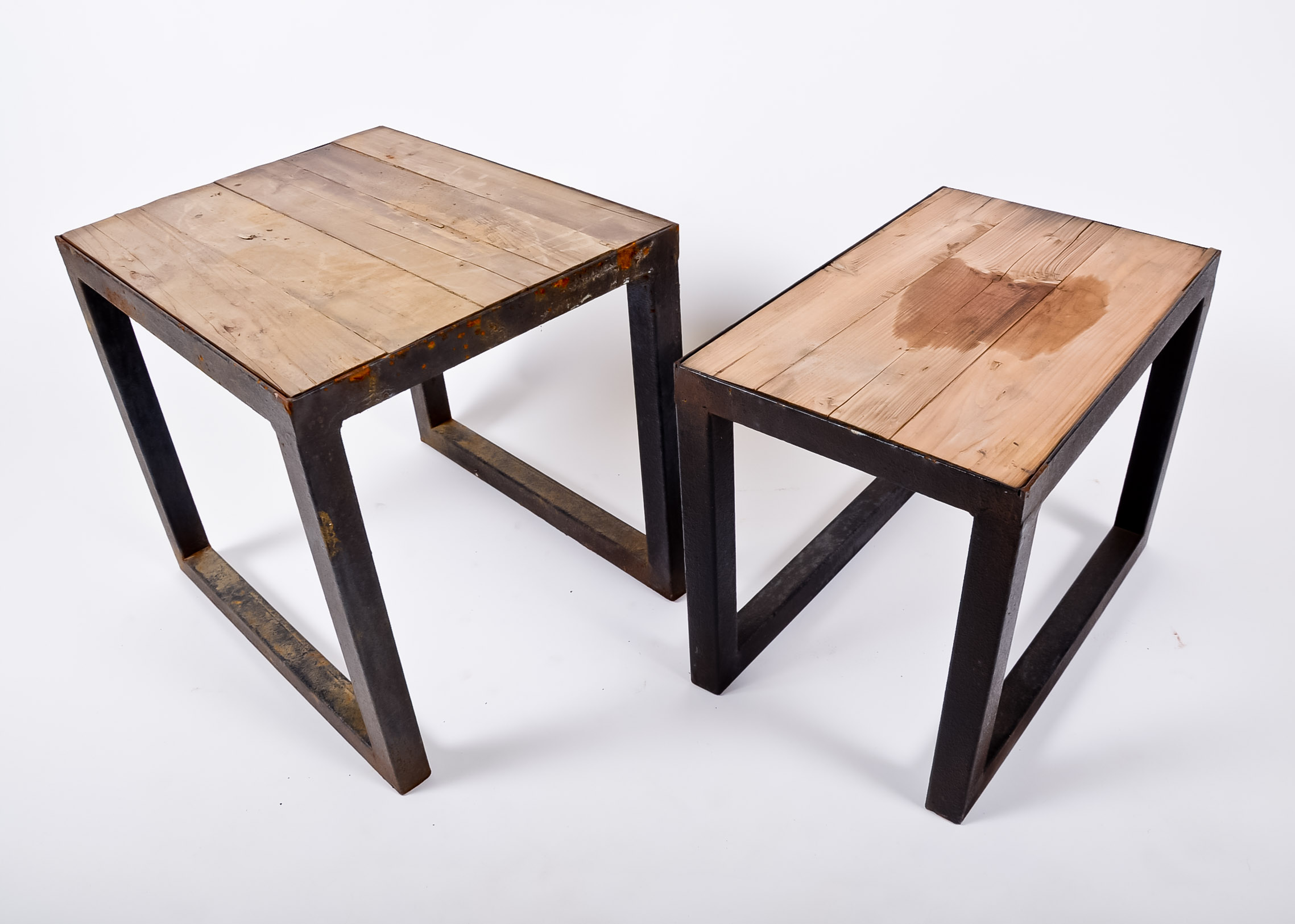 Industrial Style Side Tables