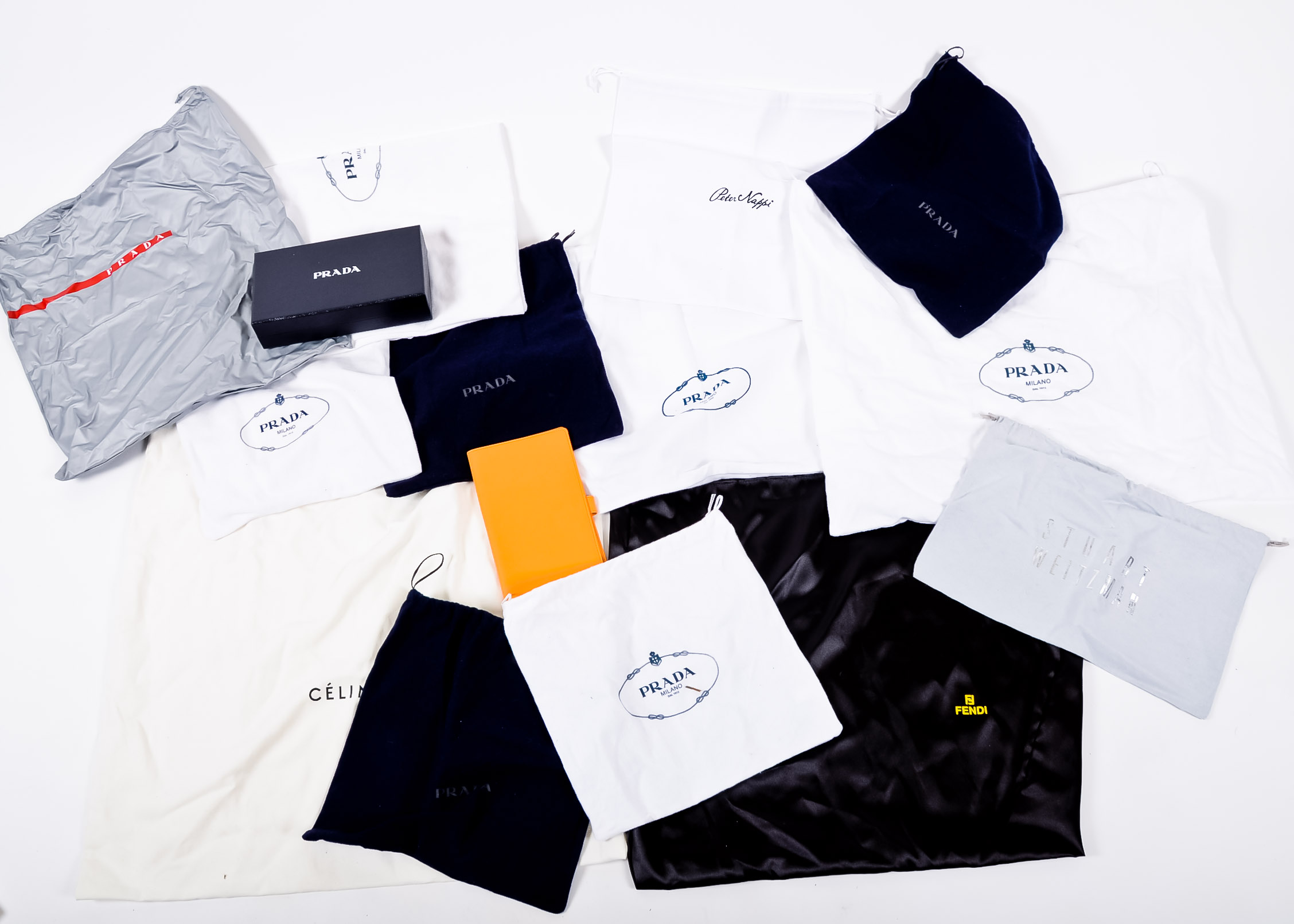 Group of Designer Dust Bags