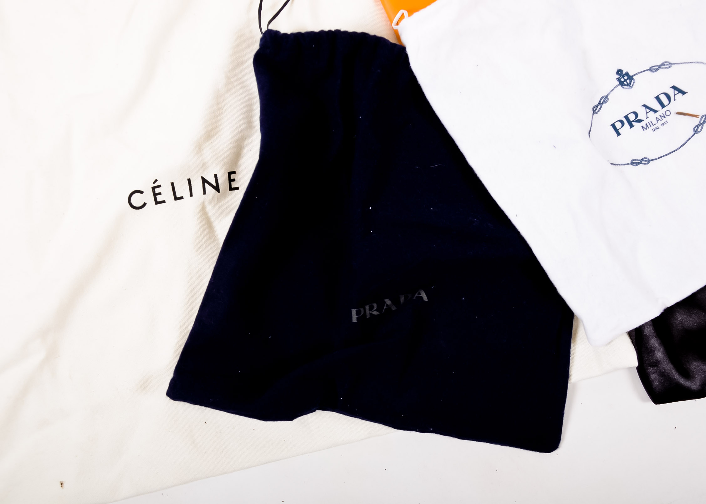 Group of Designer Dust Bags