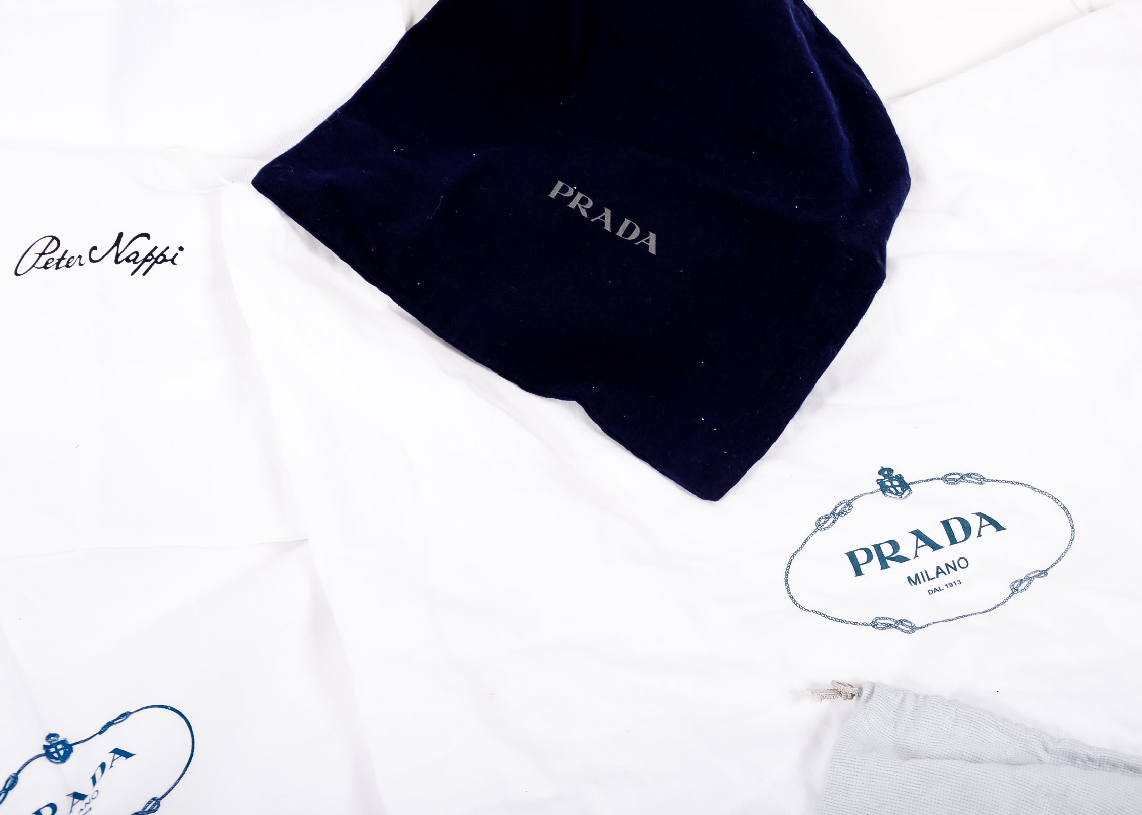 Group of Designer Dust Bags