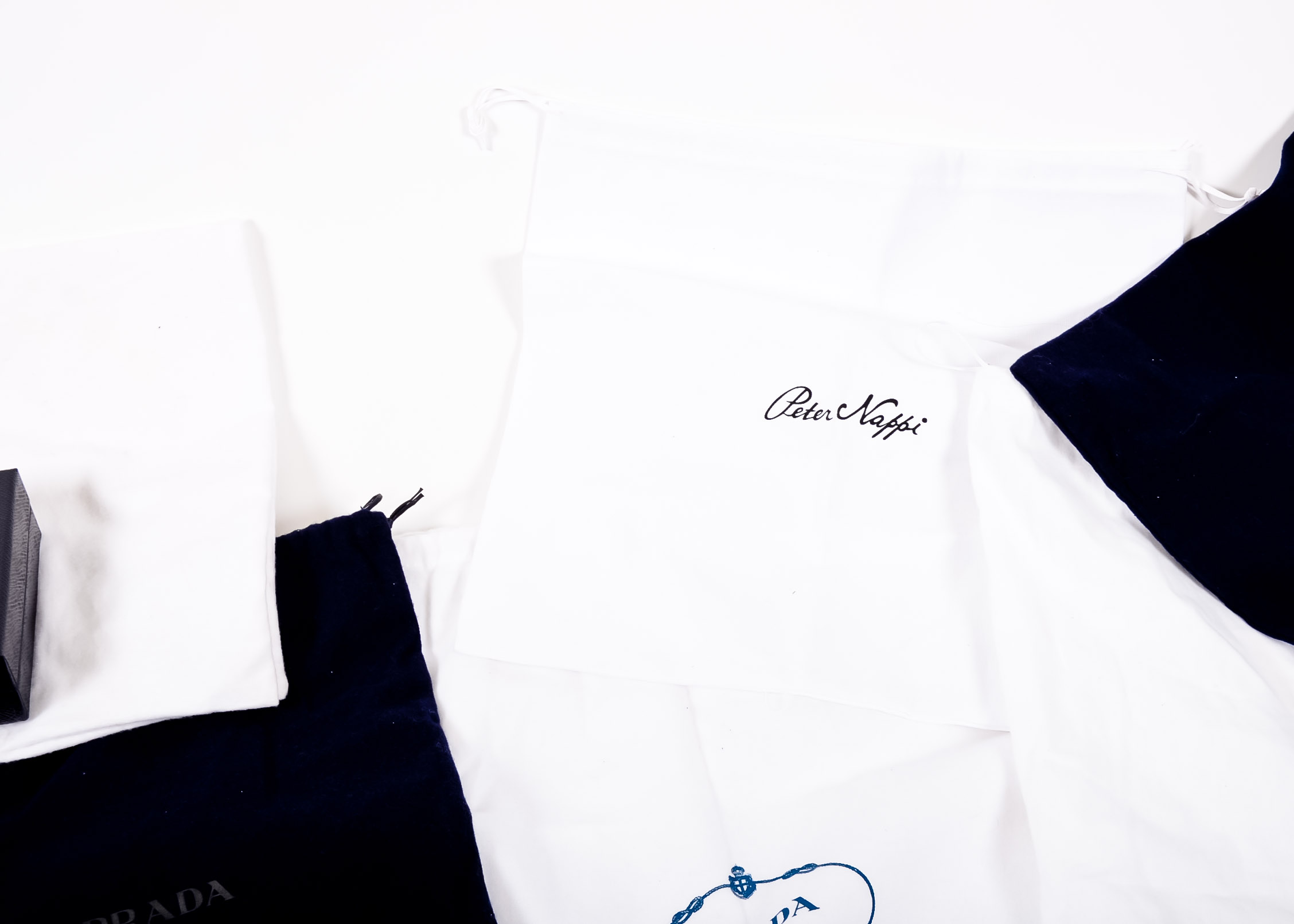 Group of Designer Dust Bags