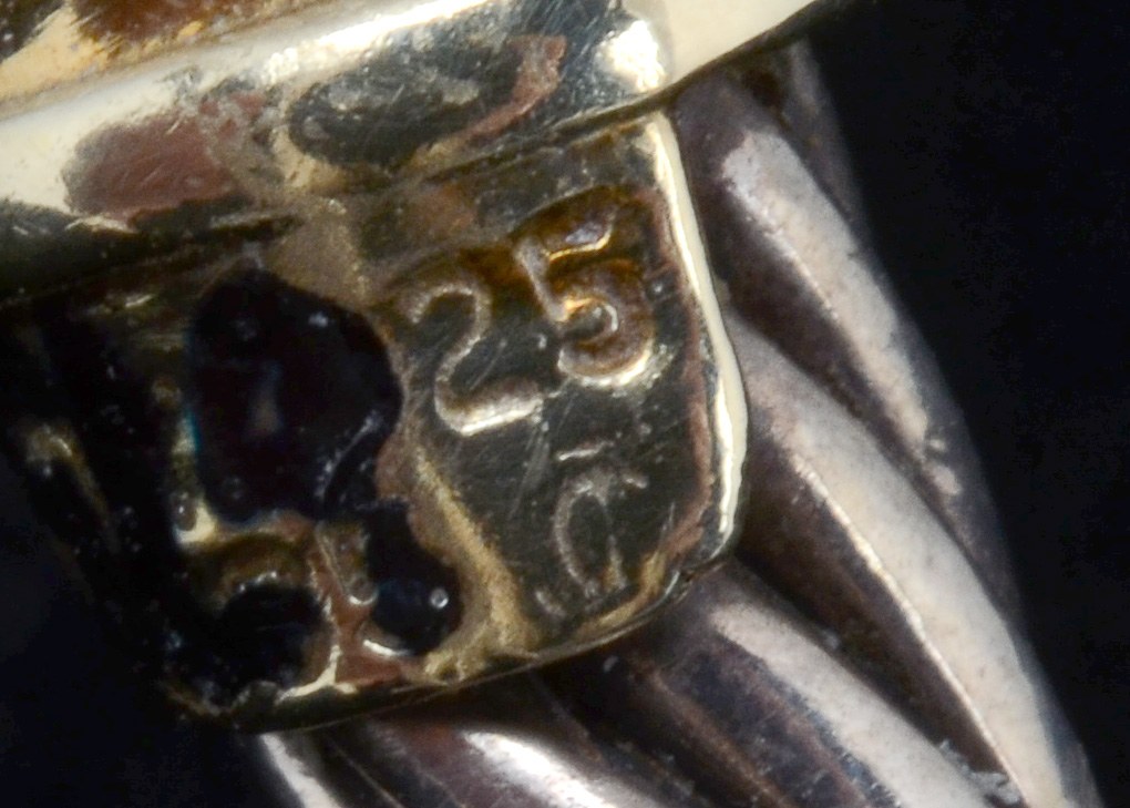 David Yurman 14K Yellow Gold and Sterling Silver Cuff Bracelet