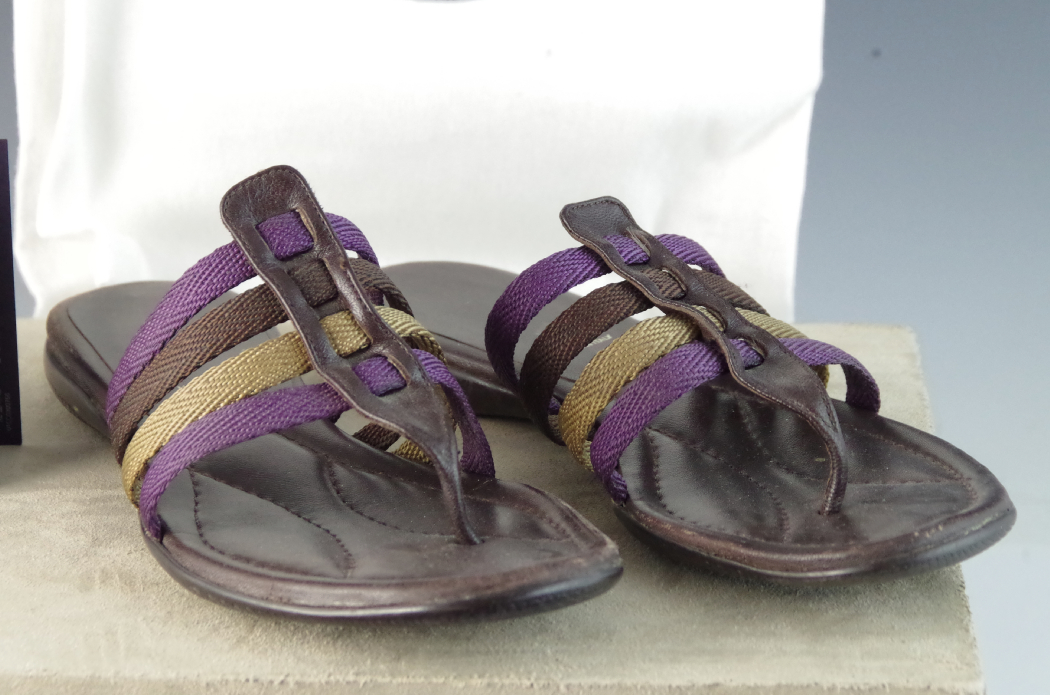 Prada "Nastro Summer" Thong Sandals