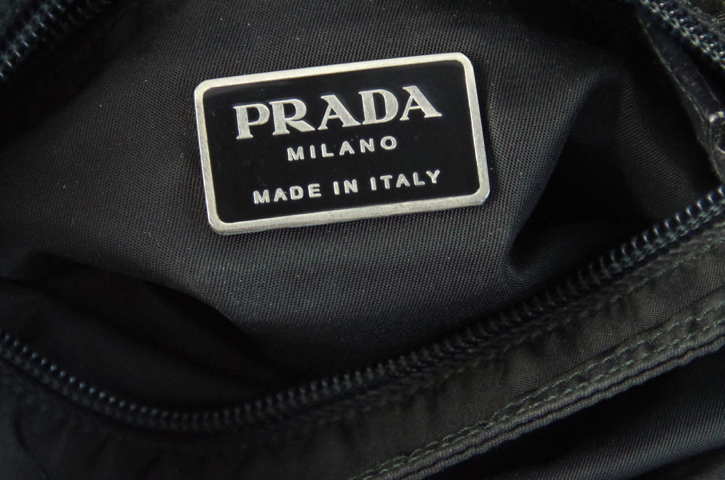 Vintage Prada Nylon Crossbody Handbag