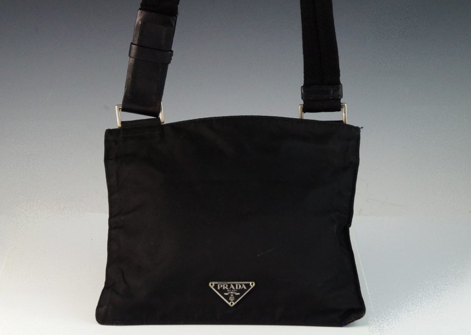 Vintage Prada Nylon Crossbody Handbag