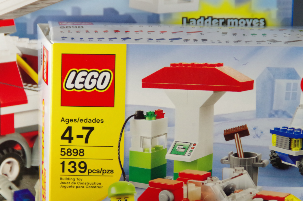 Lego 5898 "Cars," "Ambulance" and "Fire Truck" Sets