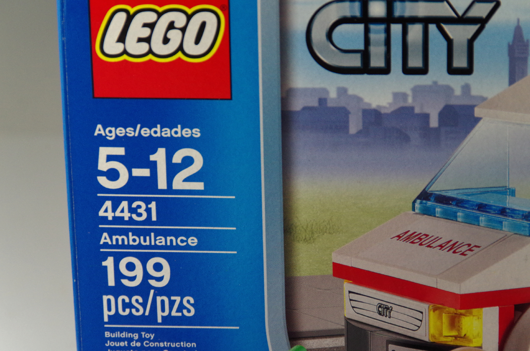 Lego 5898 "Cars," "Ambulance" and "Fire Truck" Sets