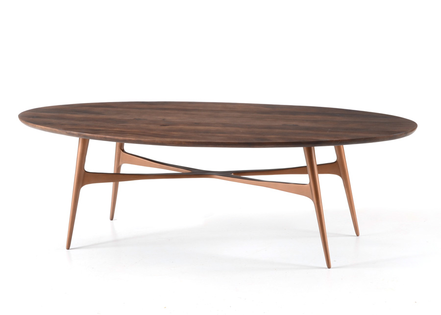 Oval Coffee Table in Modern Style