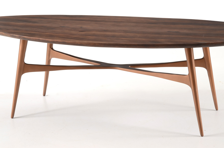 Oval Coffee Table in Modern Style