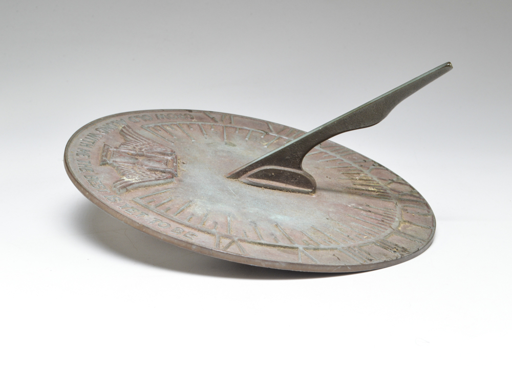 Metal Sundial Face