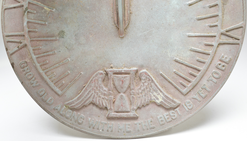 Metal Sundial Face