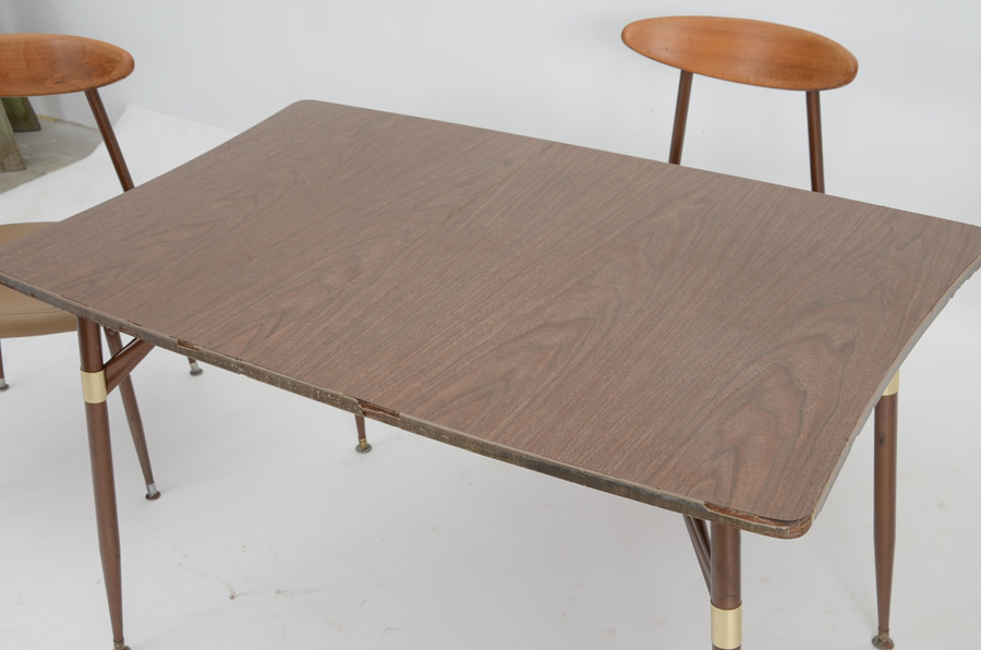 Mid Century Table and Four Chairs