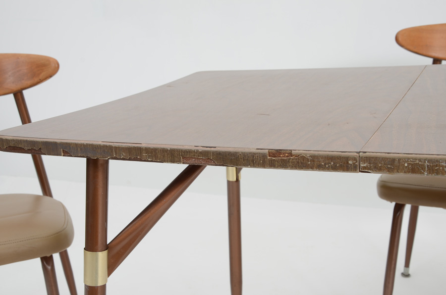 Mid Century Table and Four Chairs