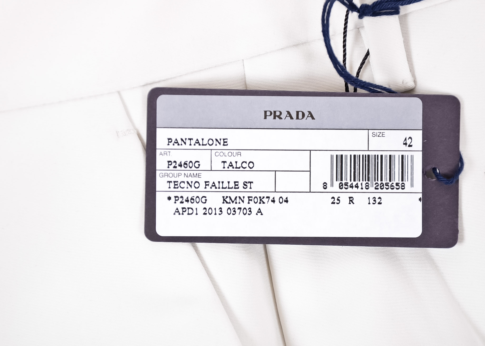 Prada Chinos in White