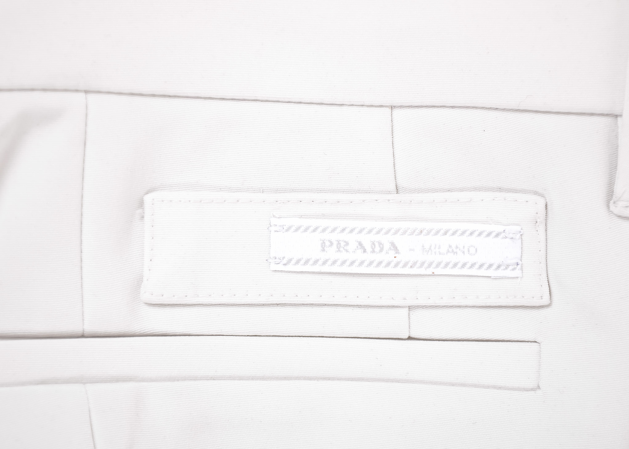 Prada Chinos in White